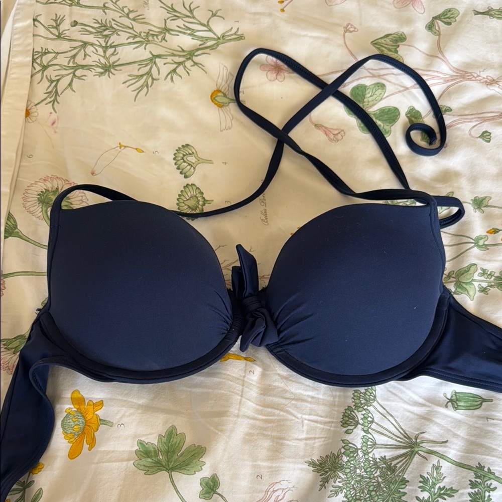Abercrombie & Fitch Deep Blue Bikini Top